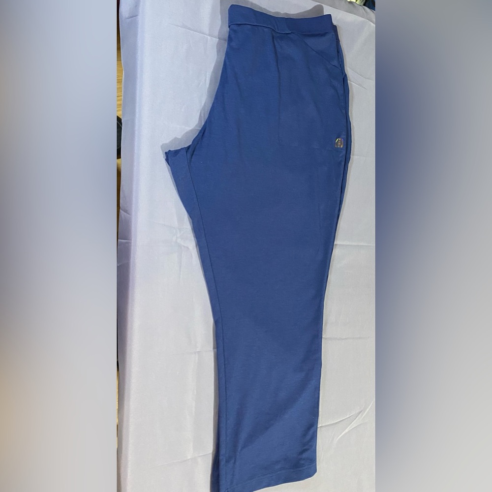 SPREAD GOOD CHEER Women’s 3X Petite Navy Scrub Pants #2025